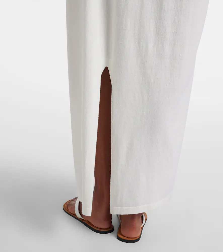 The Row Odet cotton and silk jersey maxi dress | Thumbnail 6