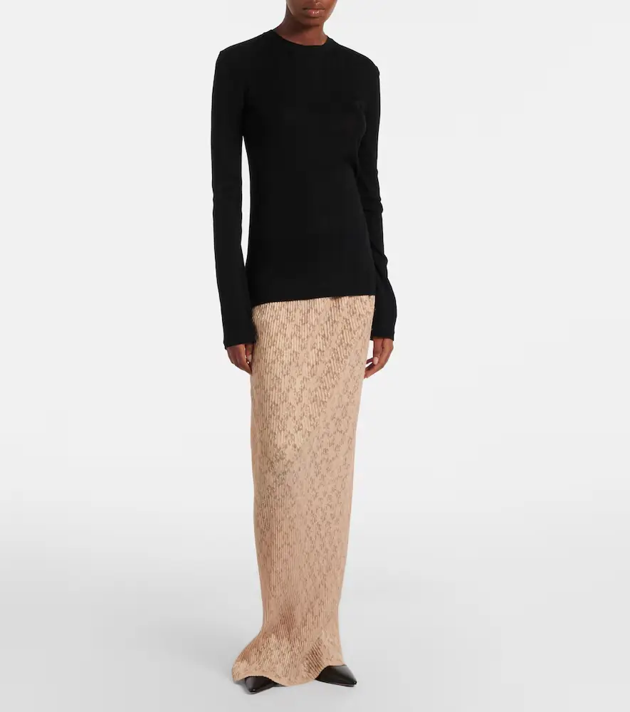 The Row Bandi ribbed-knit maxi skirt | Thumbnail 4 The Row Bandi ribbed-knit maxi skirt | Thumbnail 4