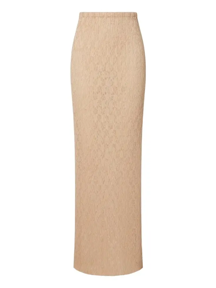 Bandi ribbed-knit maxi skirt