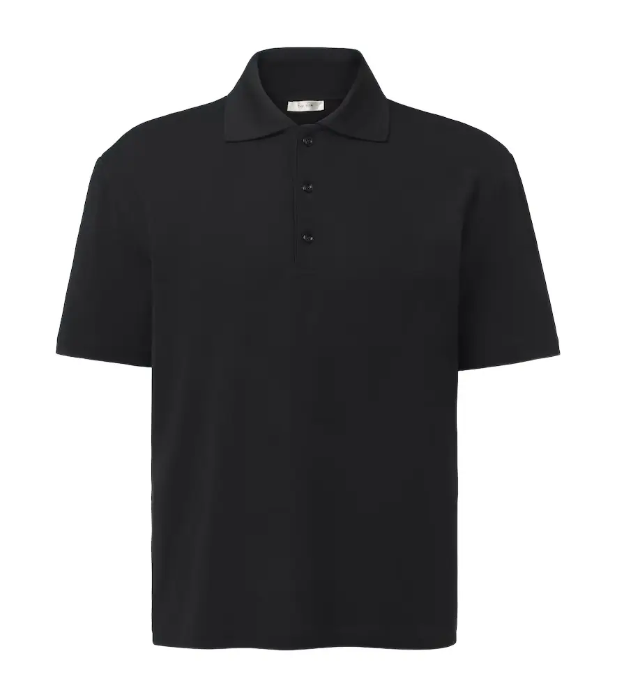 The Row Mistral wool and silk polo shirt | Image 1 The Row Mistral wool and silk polo shirt | Image 1