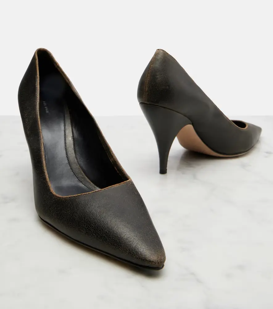 The Row Liisa Three leather pumps | Thumbnail 3 The Row Liisa Three leather pumps | Thumbnail 3