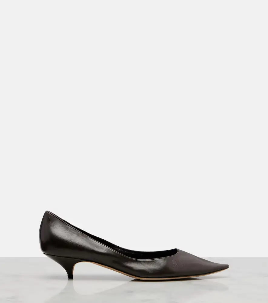 The Row Liisa Three leather pumps | Thumbnail 4