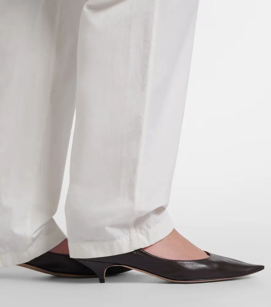 The Row Liisa Three leather pumps | Thumbnail 6