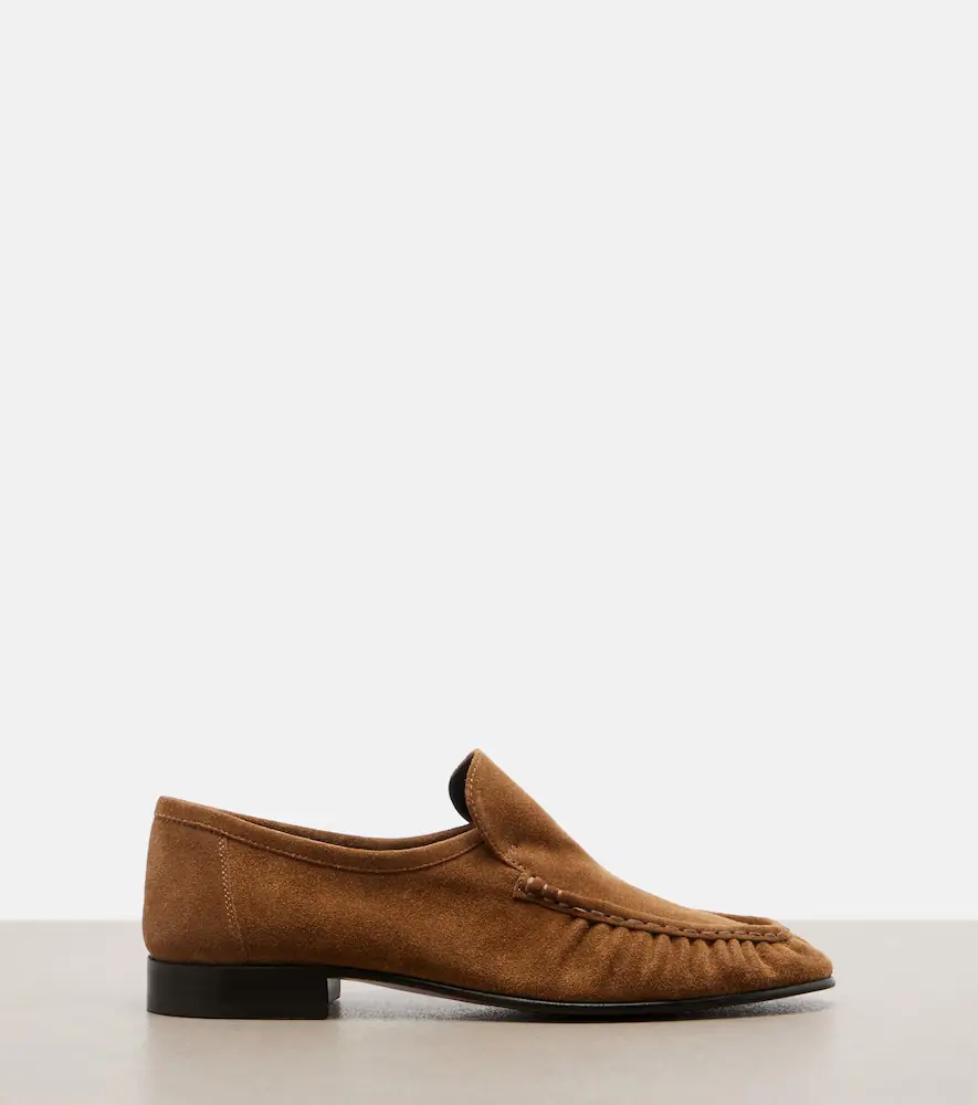 The Row Soft Mocassin Two suede loafers | Thumbnail 3 The Row Soft Mocassin Two suede loafers | Thumbnail 3