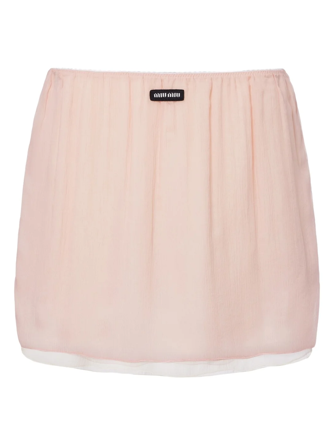 Layered silk chiffon miniskirt Layered silk chiffon miniskirt