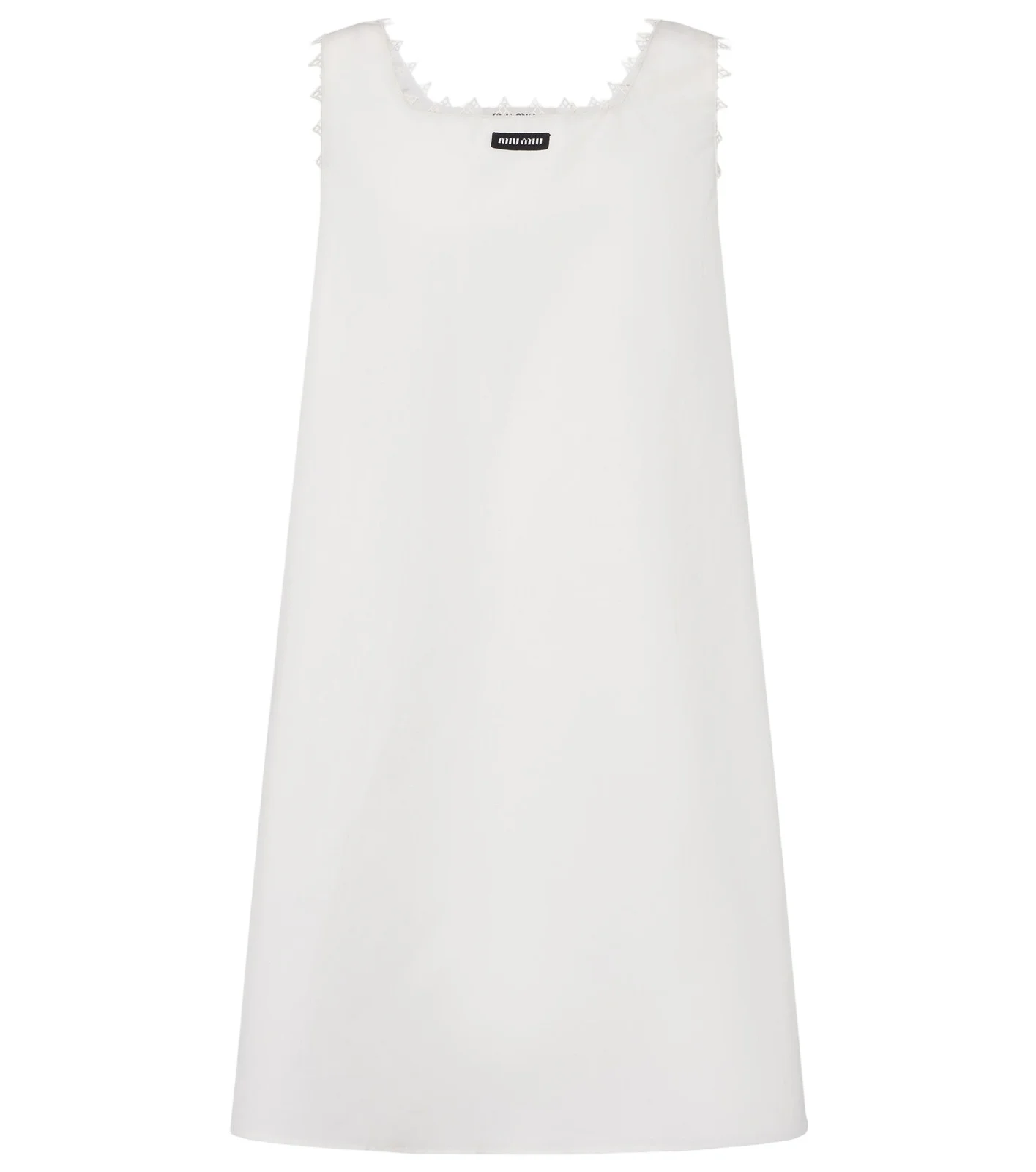 Embroidered cotton and linen minidress Embroidered cotton and linen minidress