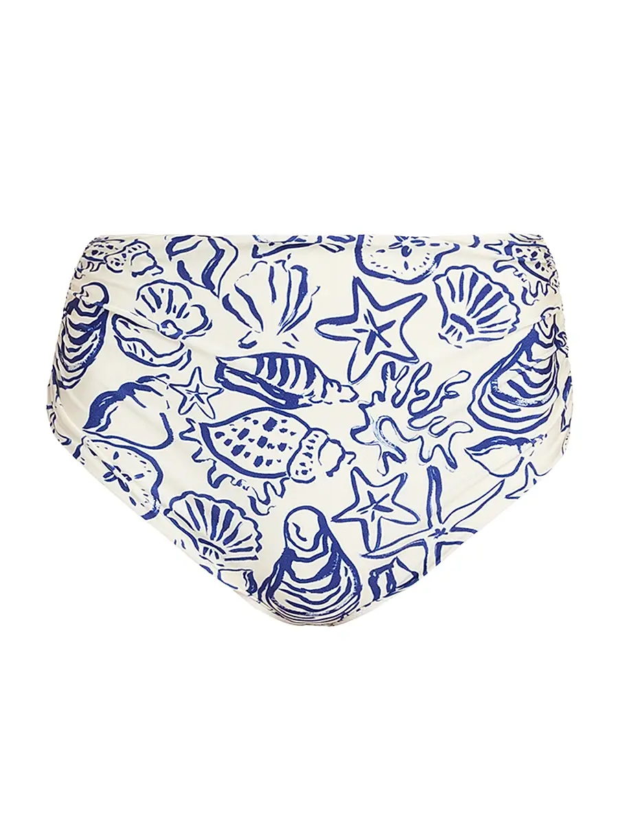 Simkhai Women's Teya High-Waisted Bikini Bottom | Image 1 Simkhai Women's Teya High-Waisted Bikini Bottom | Image 1
