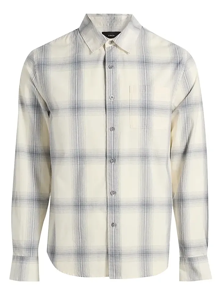 Men's Townes Plaid Cotton Shirt Men's Townes Plaid Cotton Shirt