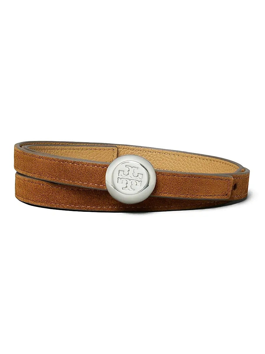Tory Burch Women's Romy Reversible Suede Belt