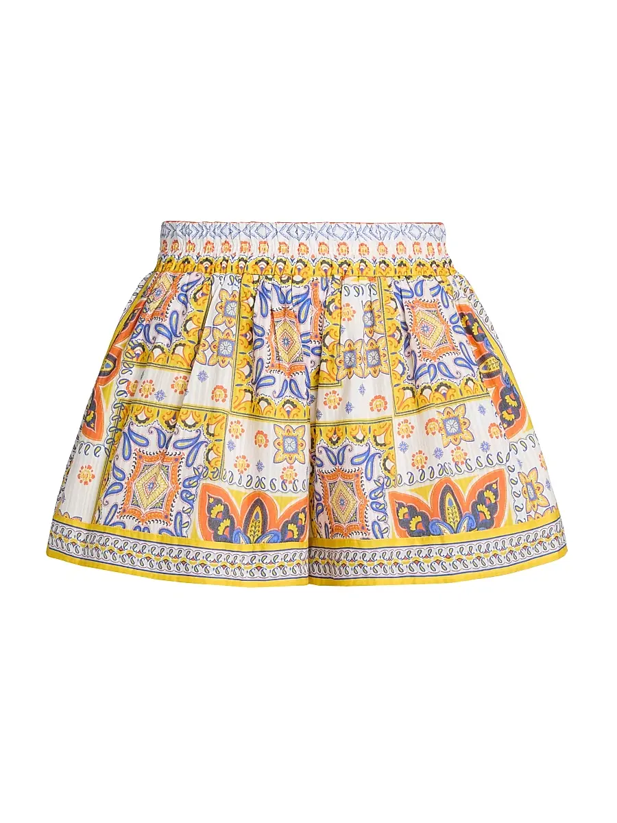 Ramy Brook Women's Angelina Printed Cotton Shorts