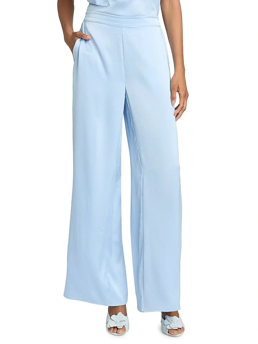 Generation Love Women's Kelela Hammered Satin Pants | Thumbnail 3