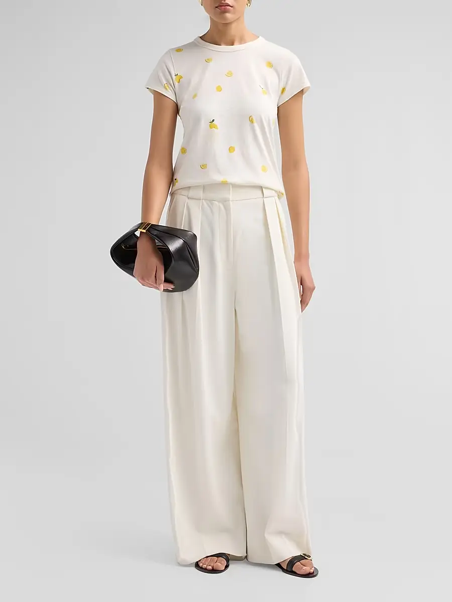 rag & bone Women's All Over Baby Lemon T-Shirt | Thumbnail 2 rag & bone Women's All Over Baby Lemon T-Shirt | Thumbnail 2