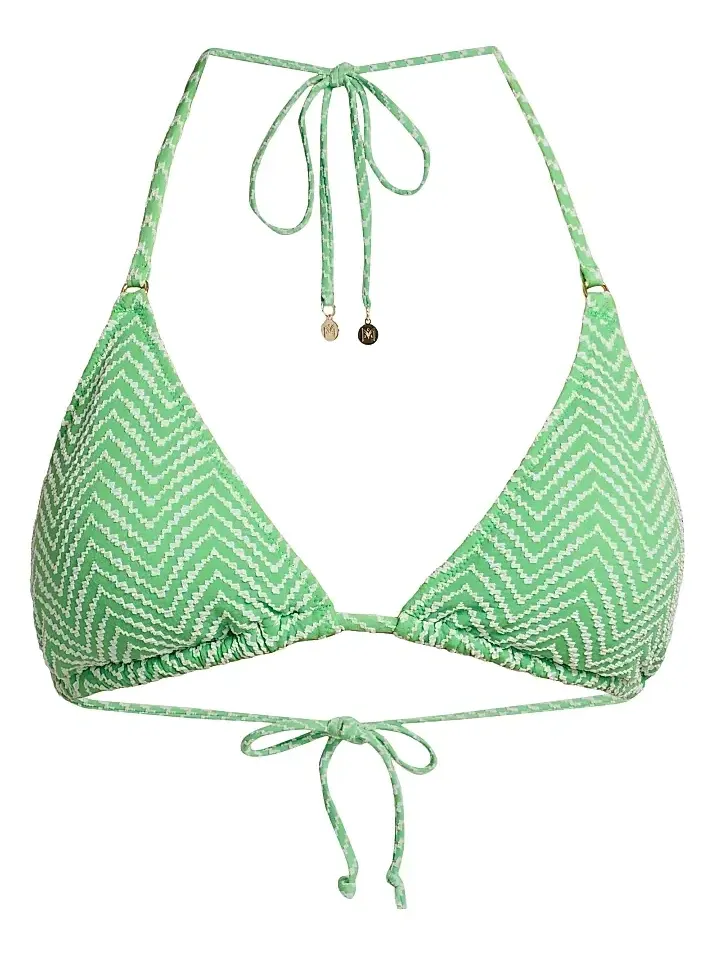 Women's Verde Chevron Bikini Top Women's Verde Chevron Bikini Top