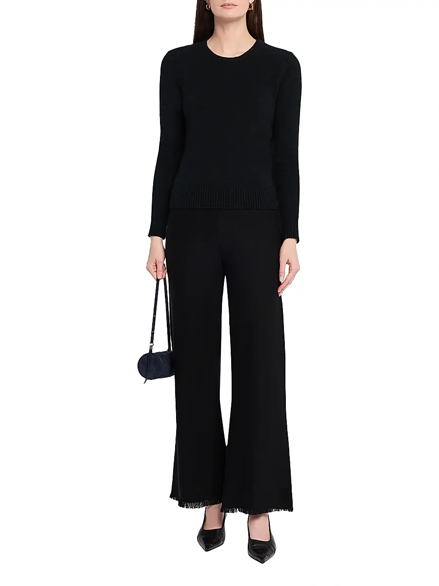 Kobi Halperin Women's Valley Knit Flare Trousers | Thumbnail 2 Kobi Halperin Women's Valley Knit Flare Trousers | Thumbnail 2