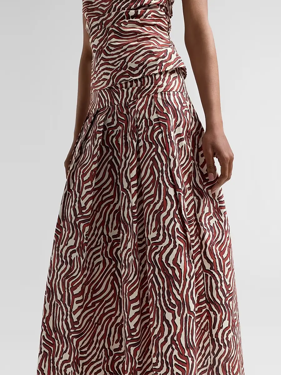 Proenza Schouler White Label Women's Nessa Poplin Maxi Skirt | Thumbnail 5 Proenza Schouler White Label Women's Nessa Poplin Maxi Skirt | Thumbnail 5