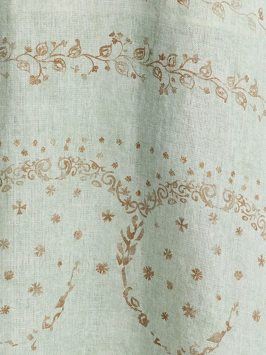 Alberta Ferretti Women's Printed Linen Maxi Dress | Thumbnail 7 Alberta Ferretti Women's Printed Linen Maxi Dress | Thumbnail 7