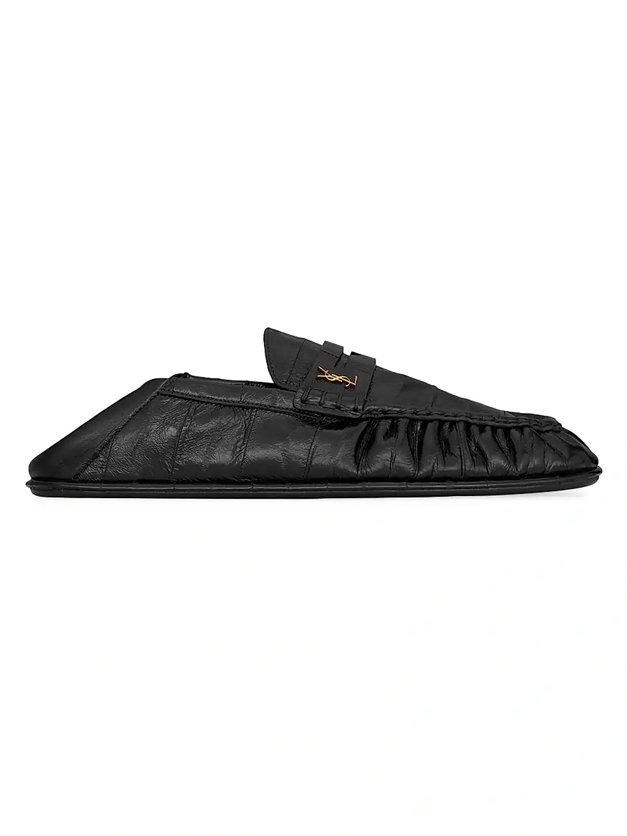 Saint Laurent Men's Le Foldable Loafers - Black - Size 6 | Image 1 Saint Laurent Men's Le Foldable Loafers - Black - Size 6 | Image 1