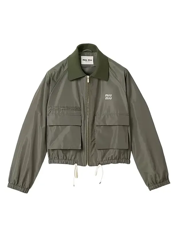 Women's Technical Fabric Blouson Jacket Women's Technical Fabric Blouson Jacket