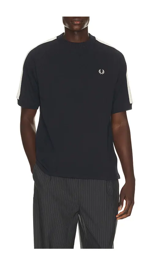 Fred Perry Cable Taped T-Shirt | Thumbnail 6 Fred Perry Cable Taped T-Shirt | Thumbnail 6