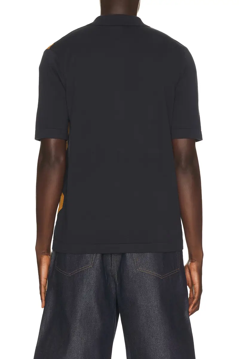 Fred Perry Argyle Button Knitted Shirt | Thumbnail 2 Fred Perry Argyle Button Knitted Shirt | Thumbnail 2