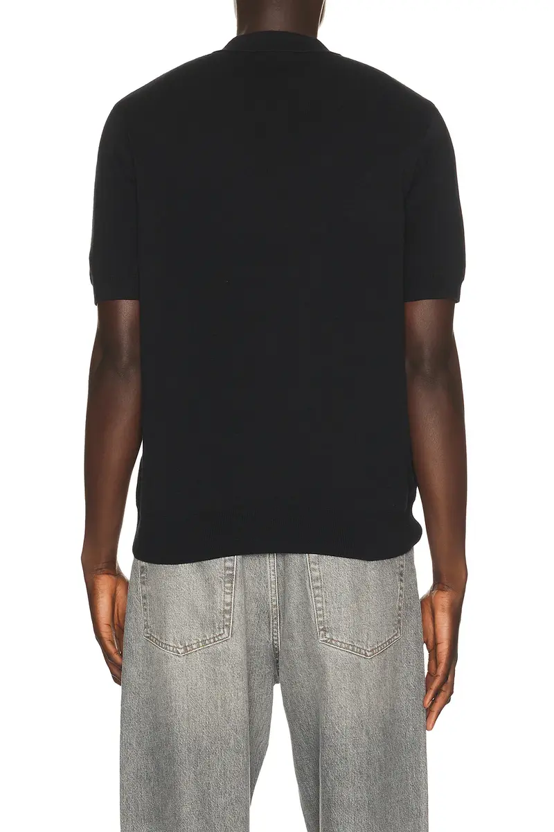 Fred Perry Panel Detail Knitted Polo | Thumbnail 2 Fred Perry Panel Detail Knitted Polo | Thumbnail 2