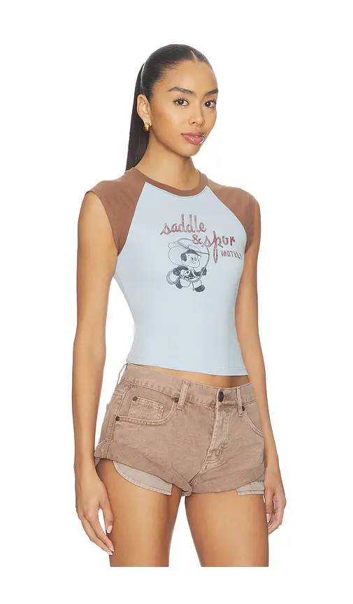 DAYDREAMER Saddle & Spur Motel Raglan Tank Top | Thumbnail 2 DAYDREAMER Saddle & Spur Motel Raglan Tank Top | Thumbnail 2