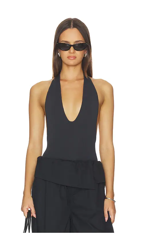 WeWoreWhat Deep V Bodysuit | Image 1 WeWoreWhat Deep V Bodysuit | Image 1