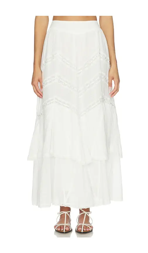 For Love & Lemons Lou Maxi Skirt | Image 1 For Love & Lemons Lou Maxi Skirt | Image 1