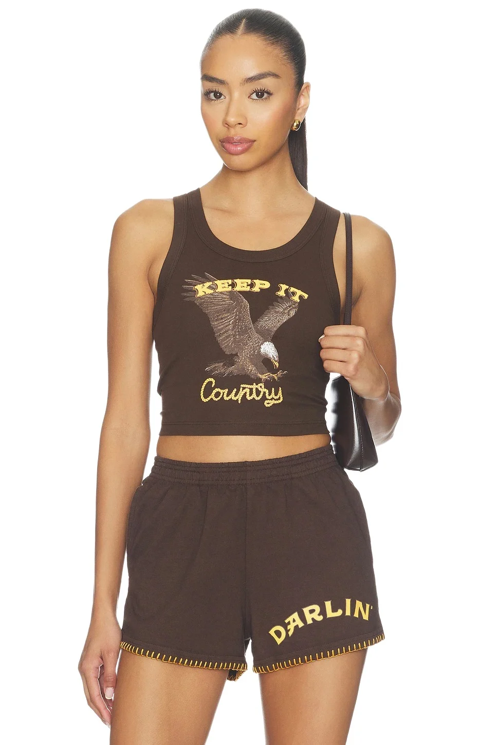 Darlin Keep It Country Crop Tank