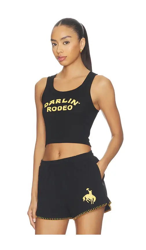 Darlin Rodeo Crop Tank | Thumbnail 2