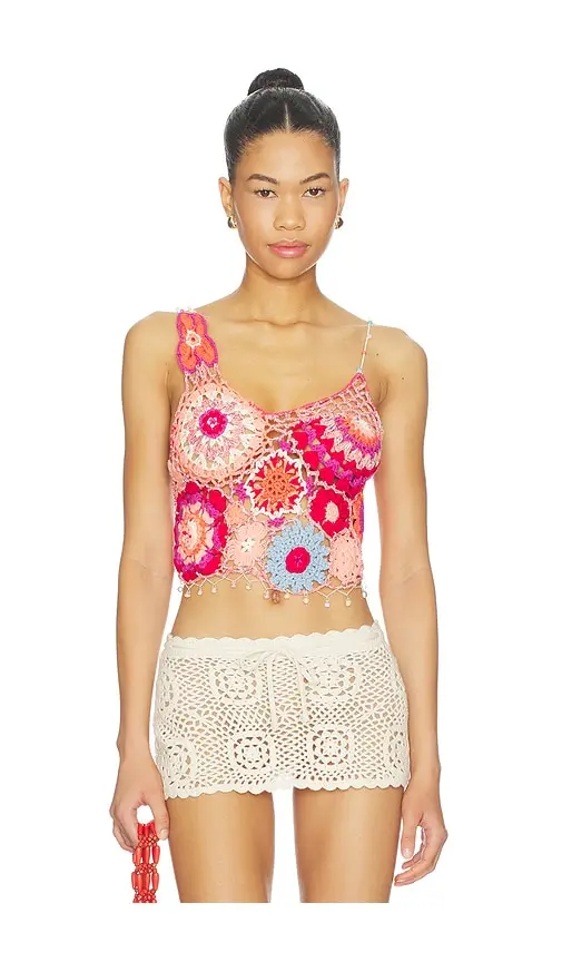 Free People Fiorella Crochet Tank | Image 1 Free People Fiorella Crochet Tank | Image 1