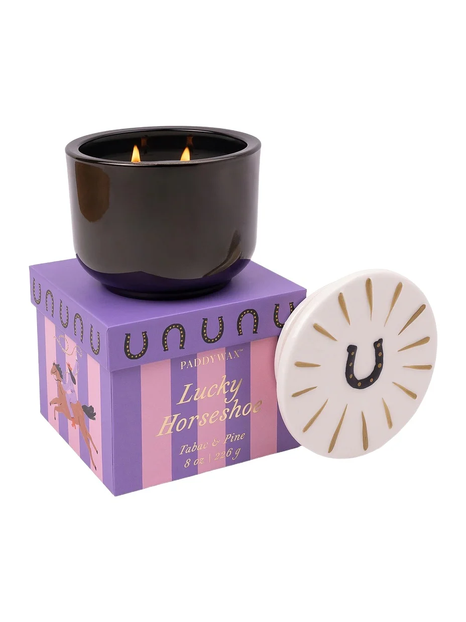 Paddywax Lucky Horseshoe Candle