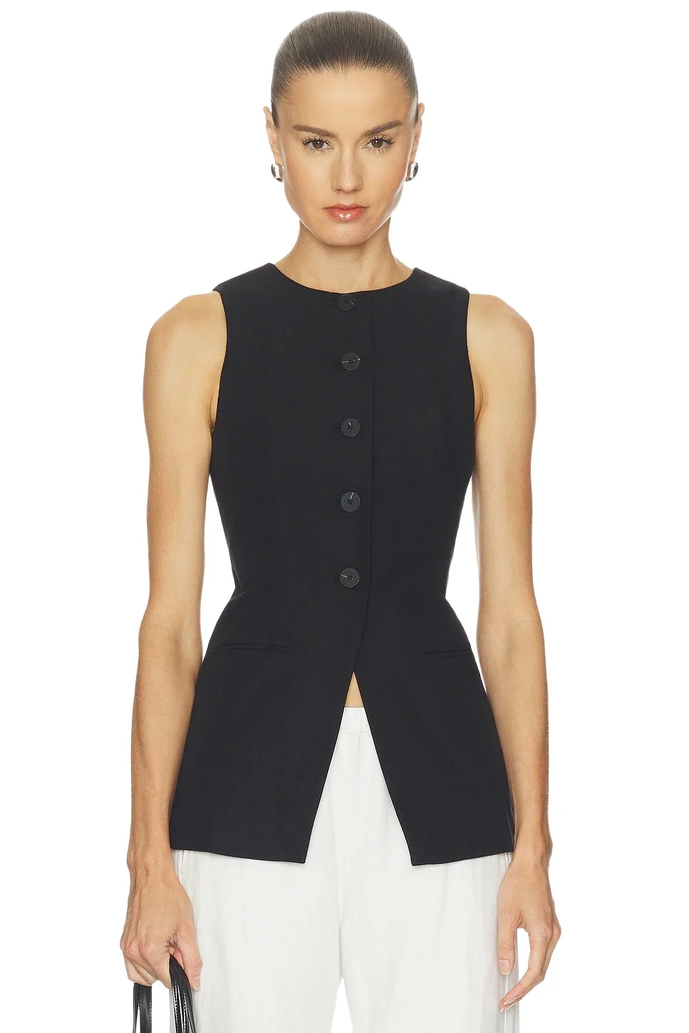 Aligne Leo Linen Mix Waistcoat