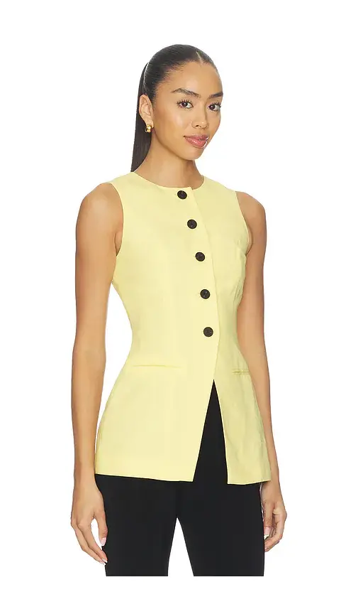 Aligne Leo Linen Mix Waistcoat | Thumbnail 2 Aligne Leo Linen Mix Waistcoat | Thumbnail 2