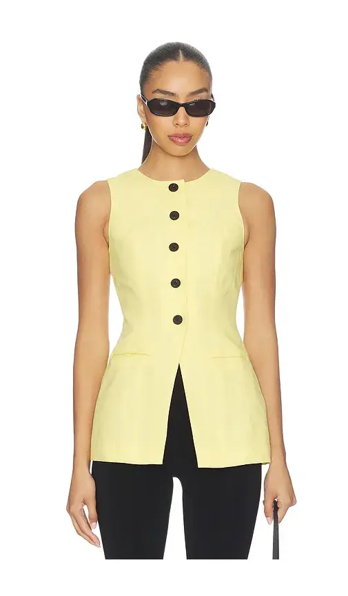 Aligne Leo Linen Mix Waistcoat