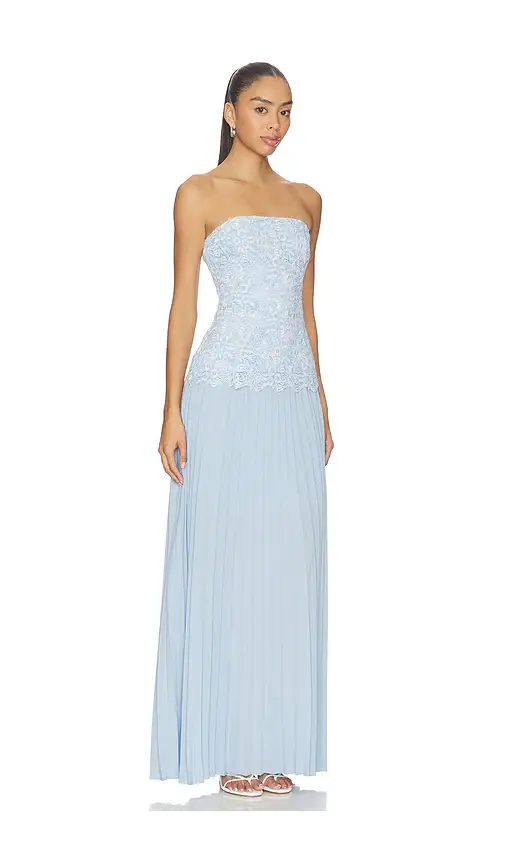 Generation Love Cody Two Tone Lace Pleat Dress | Thumbnail 2 Generation Love Cody Two Tone Lace Pleat Dress | Thumbnail 2