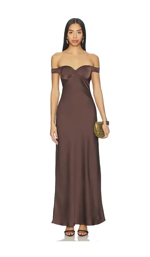 Runaway The Label Raphaella Off Shoulder Maxi Dress | Thumbnail 2 Runaway The Label Raphaella Off Shoulder Maxi Dress | Thumbnail 2