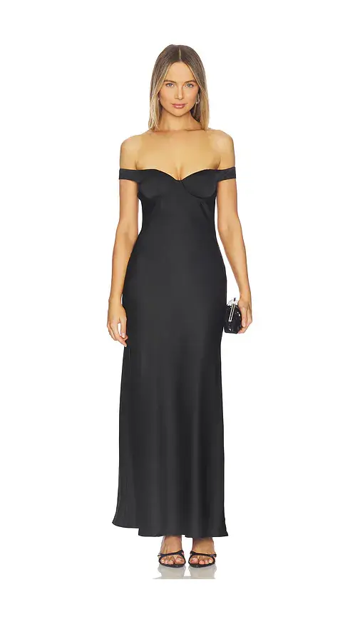Runaway The Label Raphaella Off Shoulder Maxi Dress | Thumbnail 2 Runaway The Label Raphaella Off Shoulder Maxi Dress | Thumbnail 2