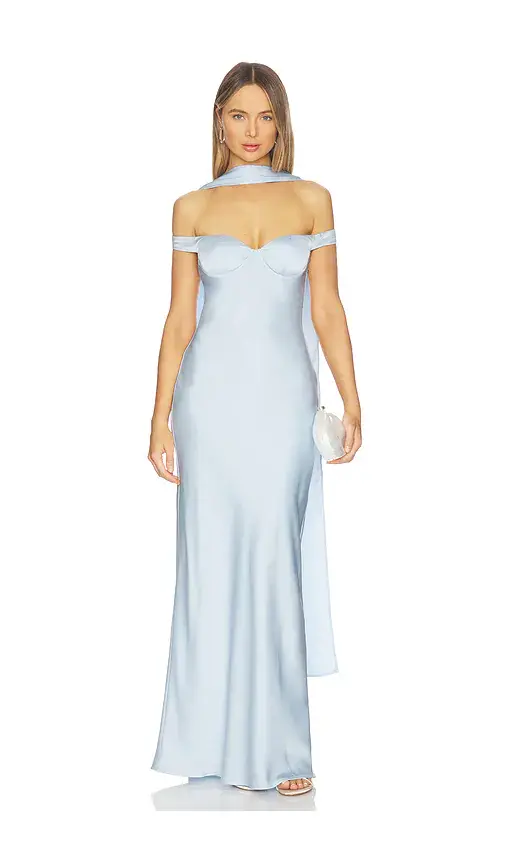Runaway The Label Raphaella Off Shoulder Maxi Dress | Image 1 Runaway The Label Raphaella Off Shoulder Maxi Dress | Image 1