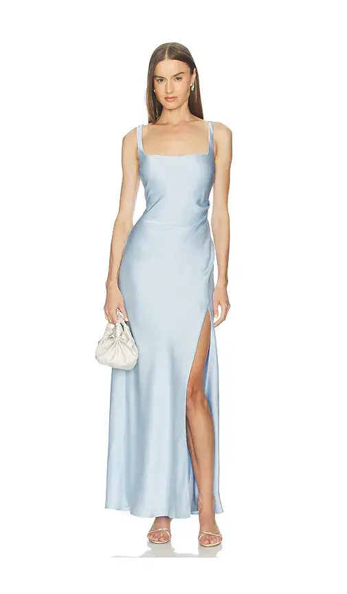 Runaway The Label Esme High Split Maxi Dress
