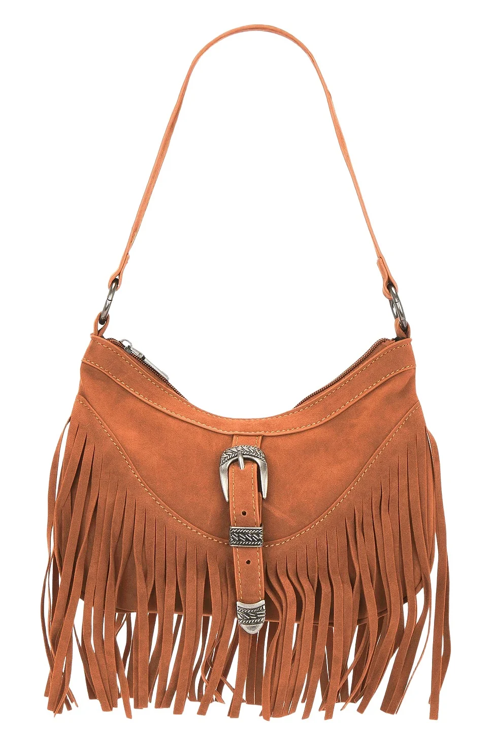 Faux Nappa Suede Shoulder Bag Faux Nappa Suede Shoulder Bag
