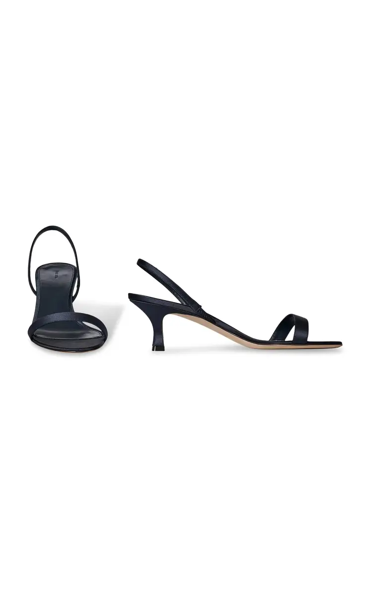 The Row Ella Slingback Satin Sandals | Thumbnail 4 The Row Ella Slingback Satin Sandals | Thumbnail 4
