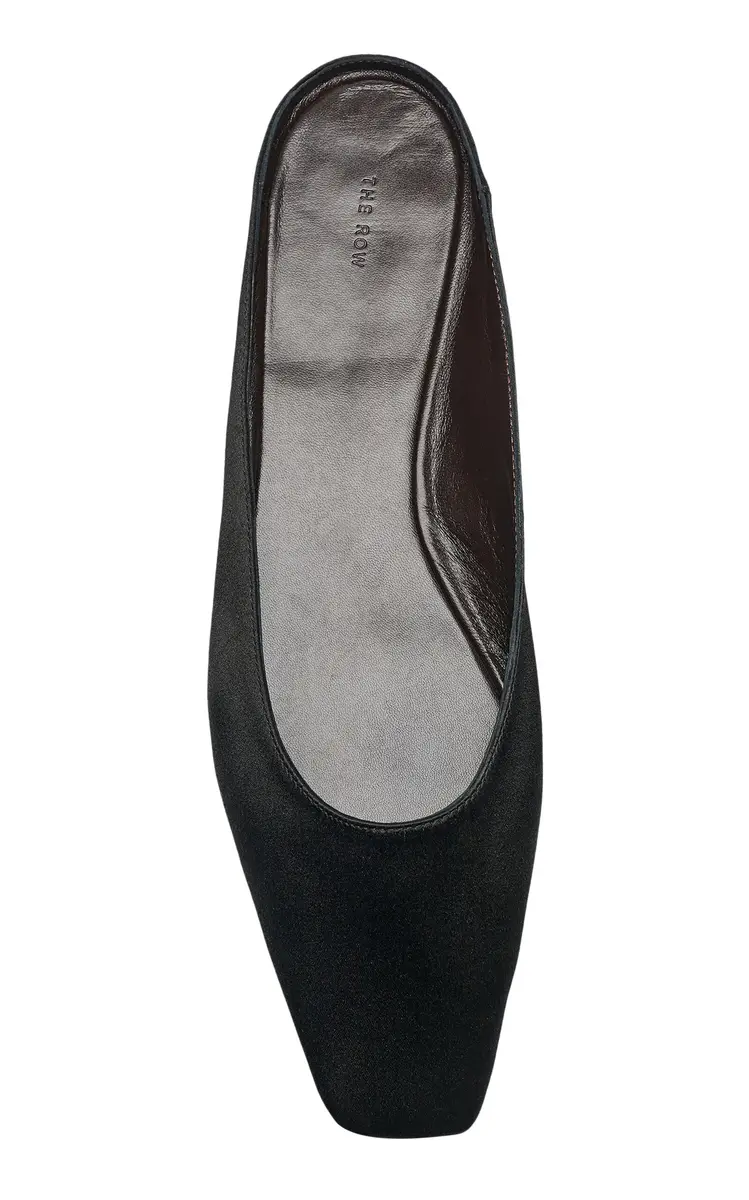 The Row June Satin Mules | Thumbnail 5 The Row June Satin Mules | Thumbnail 5