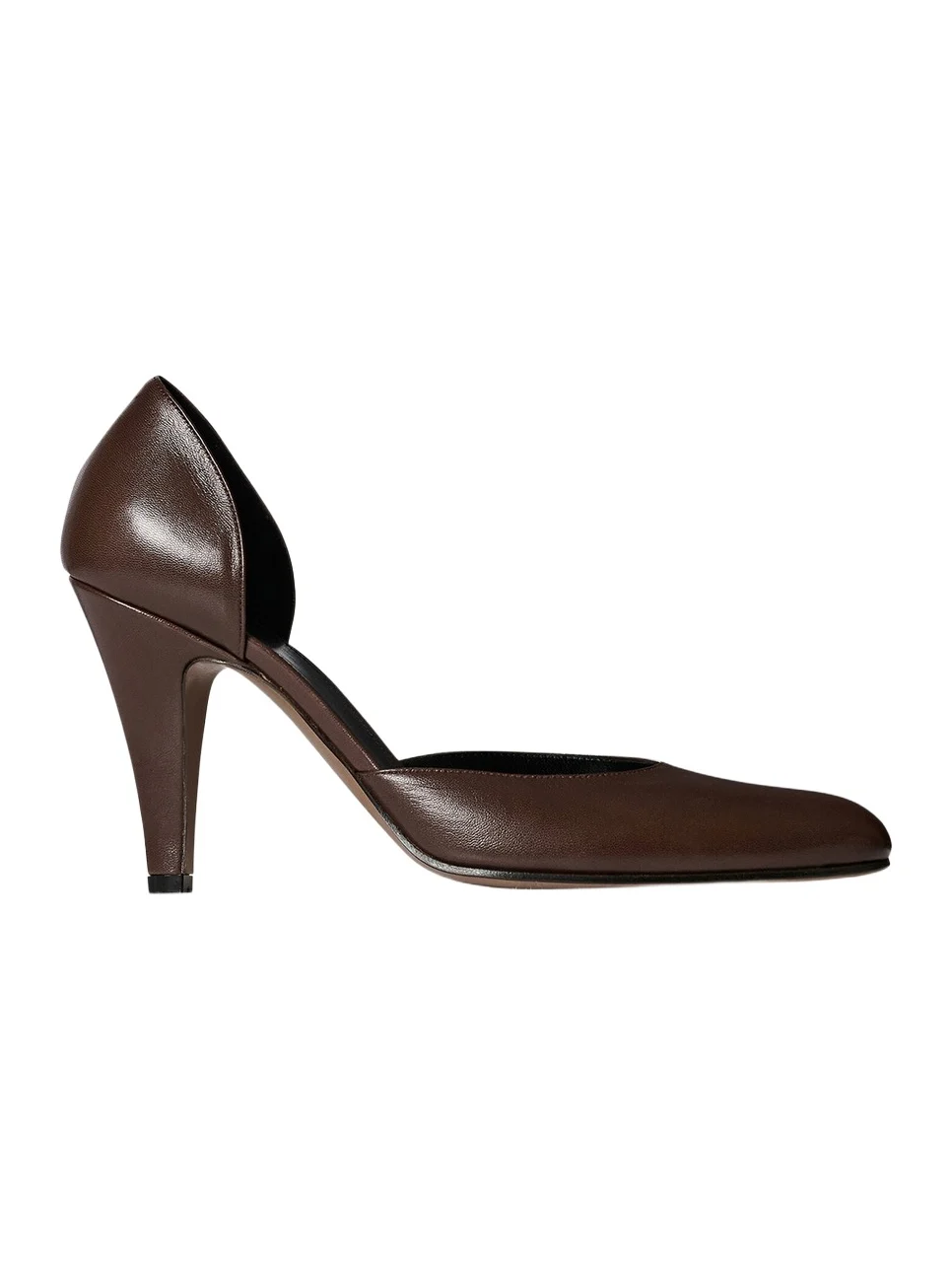 The Row Ornella D'Orsay Leather Pumps