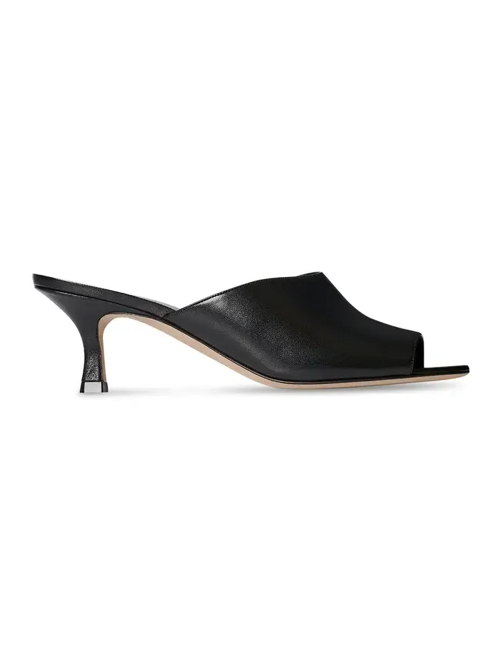 Ella Leather Kitten Mules Ella Leather Kitten Mules