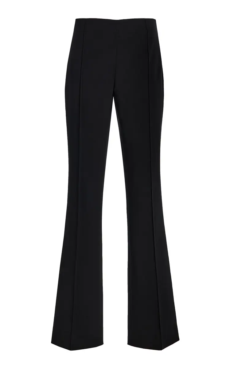 The Row Fabien Low-Rise SIlk Flared Pants