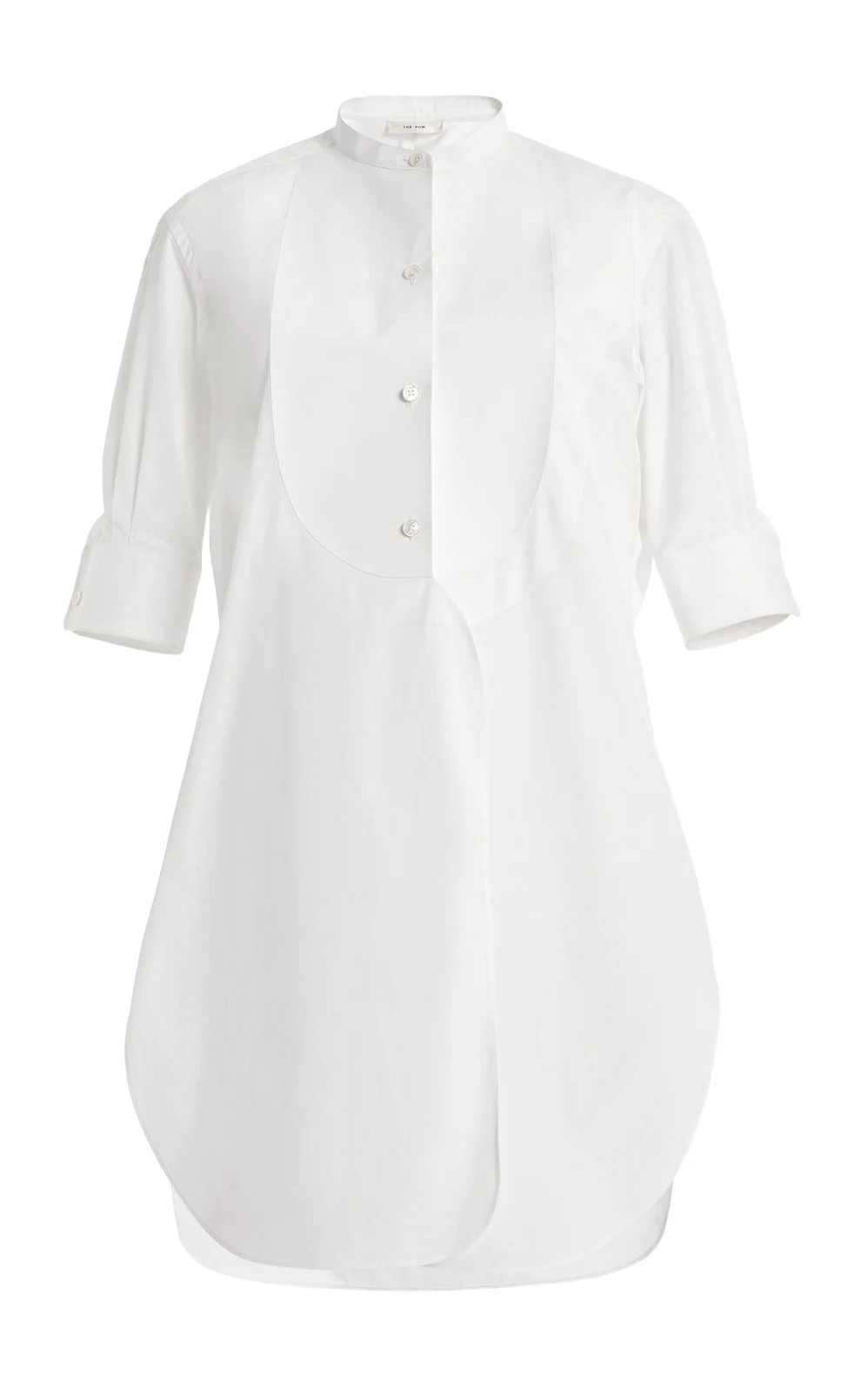 Elaris Cotton Poplin Bib Shirt Elaris Cotton Poplin Bib Shirt