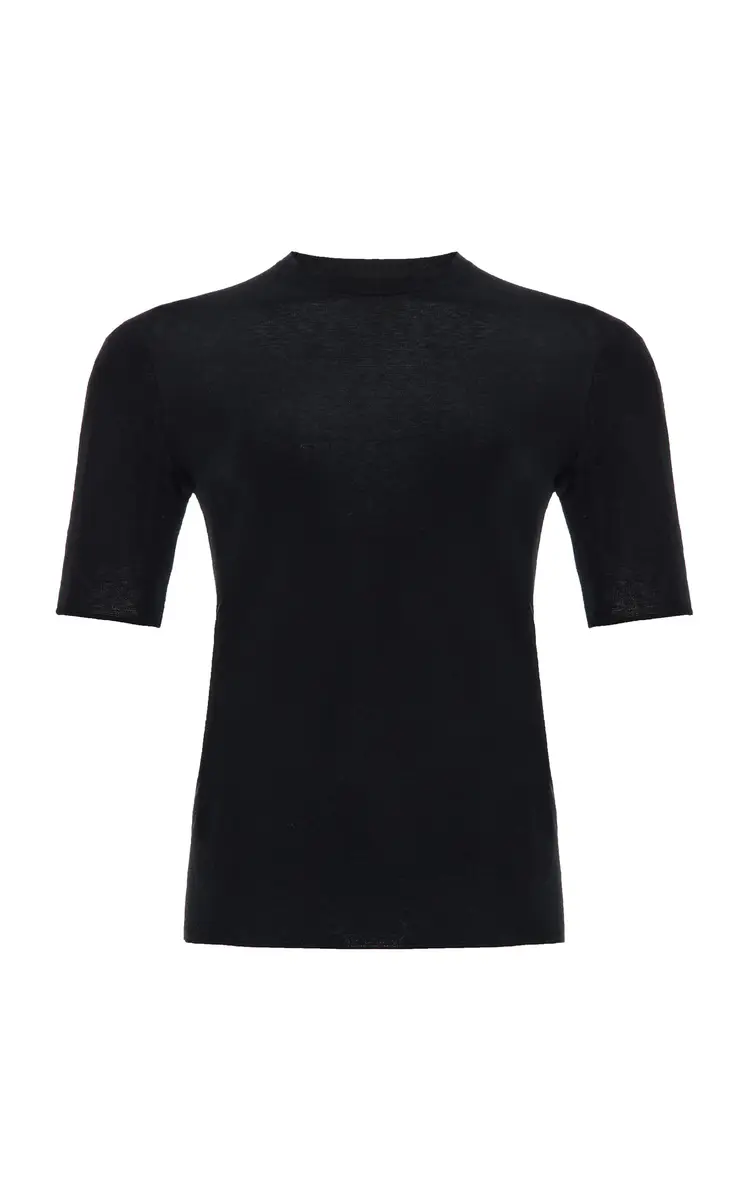 The Row Ozzi Knit Silk T-Shirt | Thumbnail 7 The Row Ozzi Knit Silk T-Shirt | Thumbnail 7