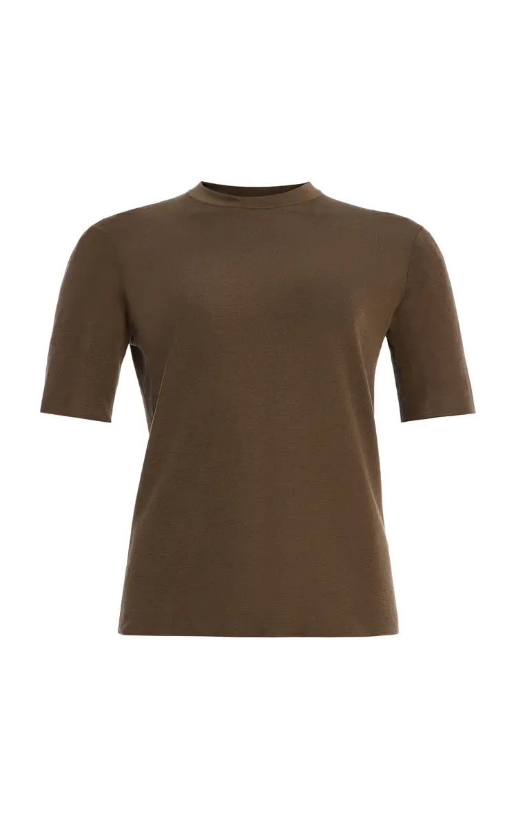 The Row Ozzi Knit Silk T-Shirt | Thumbnail 8 The Row Ozzi Knit Silk T-Shirt | Thumbnail 8