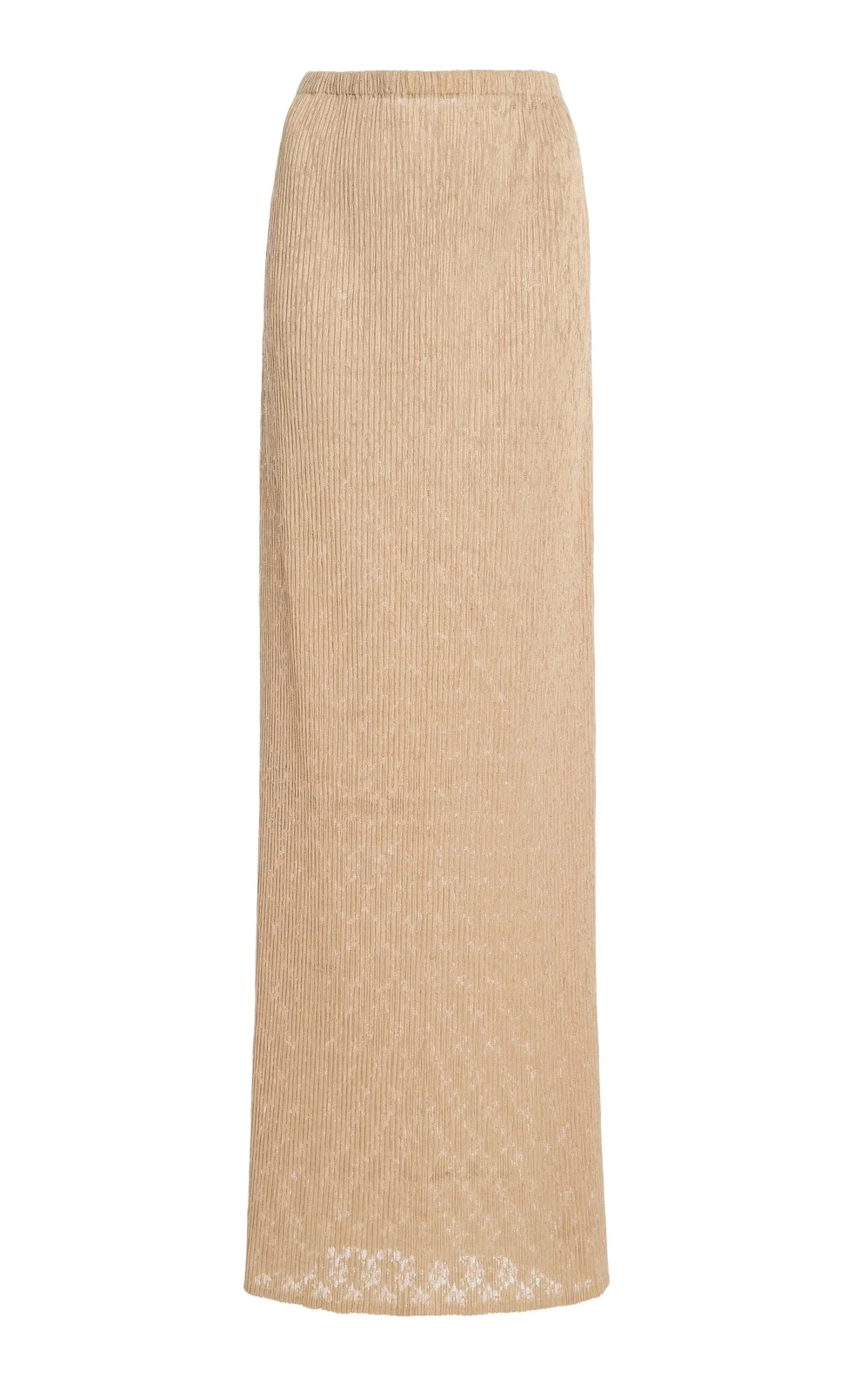 The Row Bandi Plissé Lace Maxi Skirt